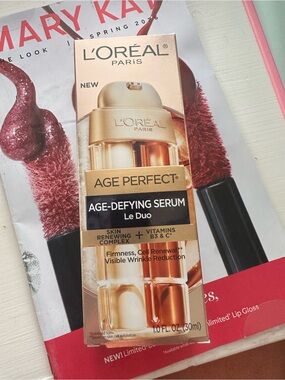 L'Oreal Age Perfect Age-Defying Serum Le Duo - Gold and Rose Gold Packaging